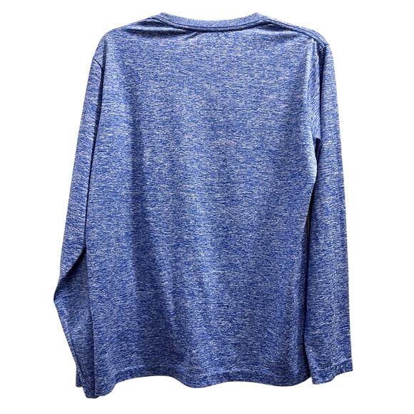 MARVEL Captain America Heather blue long sky dri fit men’s top sz M - Picture 3 of 5